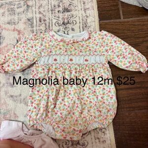Magnolia Baby Floral One Piece